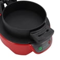 thumbnail image 2 of M Buder 3-in-1 Red Multifunctional Burger and Sandwich Maker, Automatic Temperature Control, Non-Stick, Dishwasher Safe (9.05 inches / 23 cm), 2 of 4
