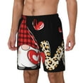 thumbnail image 1 of Fotbe Love Gnomes Traje de Baño para Hombre – Shorts de Natación de Secado Rápido con Forro y Bolsillos-Small, 1 of 6