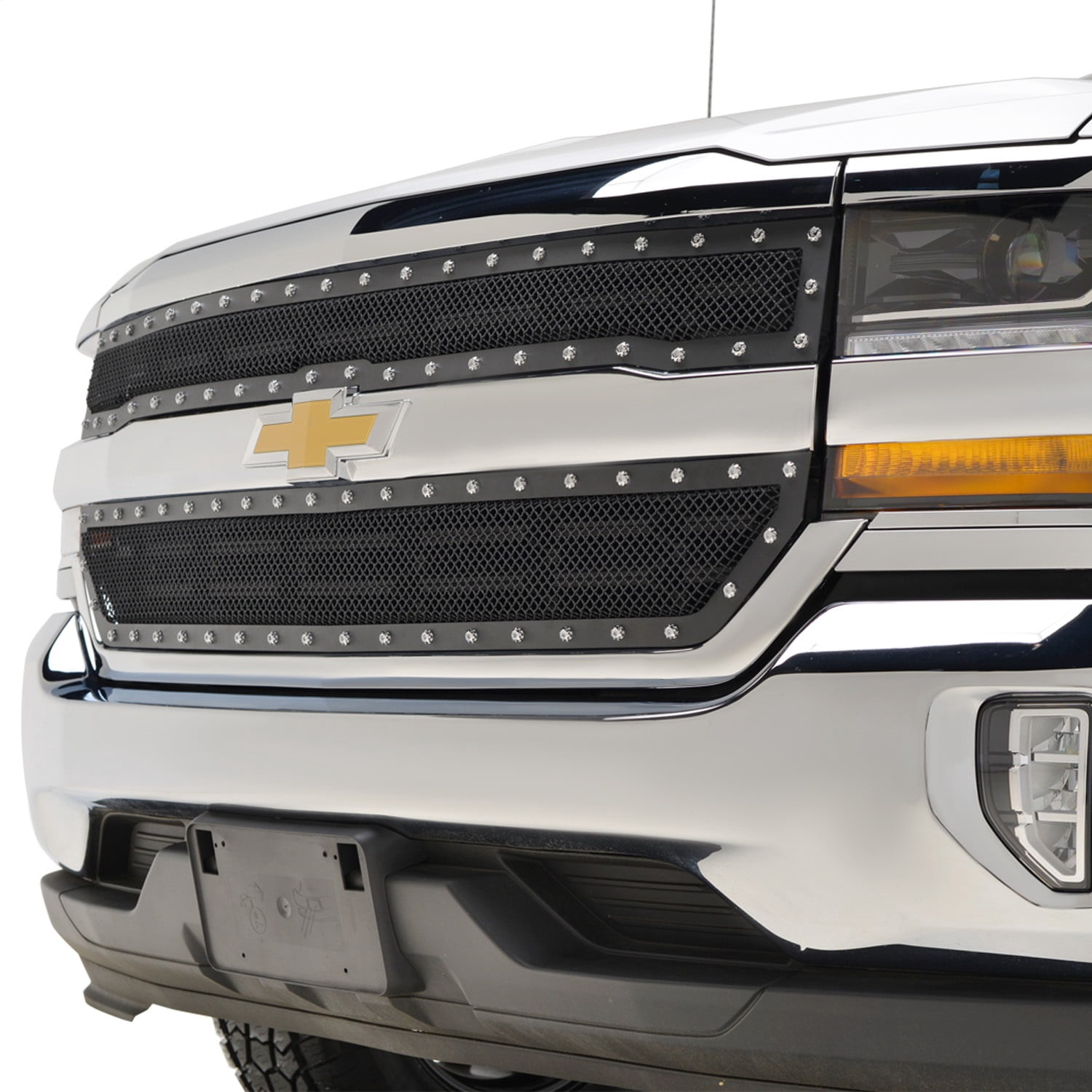 Paramount Automotive 46-0782 Evolution Packaged Grille Fits 16-18 Silverado 1500 Fits select: 2016-2018 CHEVROLET SILVERADO