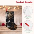 thumbnail image 4 of Lsque Gold Pattern Black Skull Pattern 18 Inch Christmas Stockings, Festive Holiday Stocking for Christmas Decorations Holiday Decor, 4 of 7