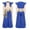 Royal Blue, variant on Yruioon Kids Boys Arabian Prince Suits 2 Piece Cap Long Sleeve Top and Harem Pants Sets Royal Blue 6
