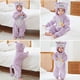 thumbnail image 4 of Body De Bebé Canastilla Onesies Para Niños Pequeños Unisex Mameluco Invierno Otoño Mono De Franela Animal Cosplay Trajes Púrpura Odeerbi LM103-1774, 4 of 5