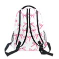 thumbnail image 4 of Mochila ALAZA con lazos rosas para niños y adolescentes, mochila de 40 cm, 4 of 7