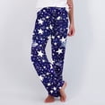 thumbnail image 4 of Pajama Pants for Women, Trendy Graphic Drawstring Lounge Pants with Pockets, Comfy Home Pjs Bottoms Novelty Sleepwear, 4 of 7