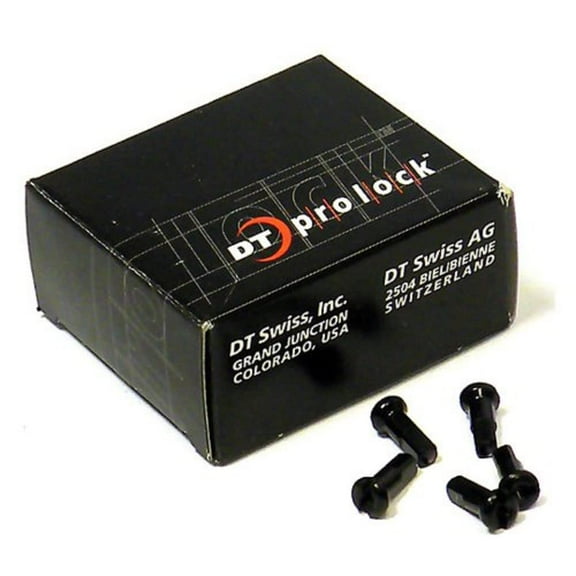 DT Swiss Prolock brass nipples black (box of 100) 1.8 x 14 mm