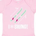 thumbnail image 4 of Inktastic Skier I Love Skiing Girls Baby Bodysuit, 4 of 5