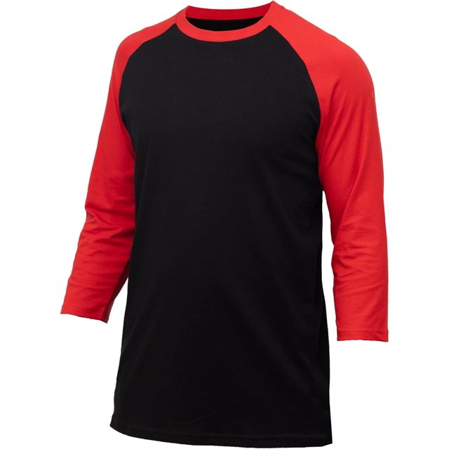 Men's Casual Classic Raglan Basic Soft Cotton 3/4 Long Sleeve Sports Baseball Jerseys T Shirts