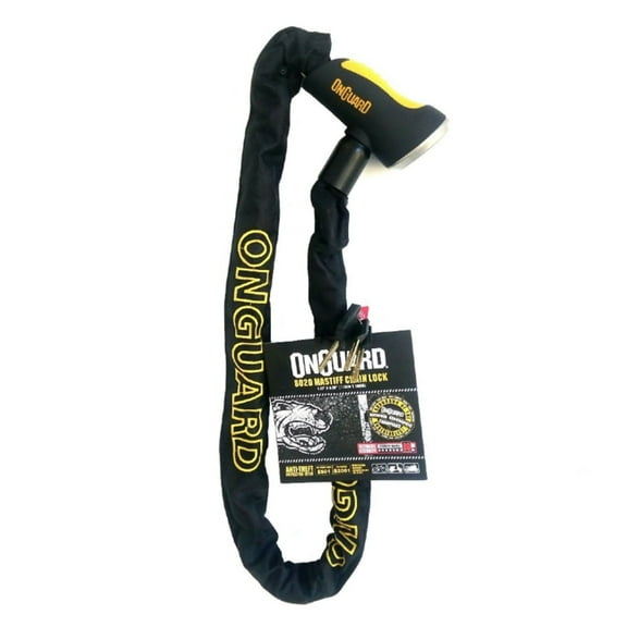 Cadena Con Candado Integrado OnGuard Reforzada Con Titanio Nivel Seg.80