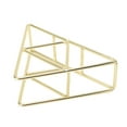 thumbnail image 3 of Porta Servilletas de Metal Nikou Engrosado Triangular Vertical Dorado, 3 of 15