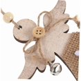 thumbnail image 4 of Wooden Christmas Angel Pendant Miniature Angel Ornaments Large Ornaments for Tree Rustic Decor Bell Christmas Decor, 4 of 5