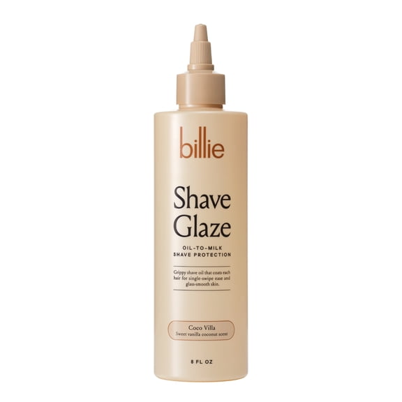 Billie Shave Glaze Shaving Oil, Coco Villa Scent, 8 fl oz
