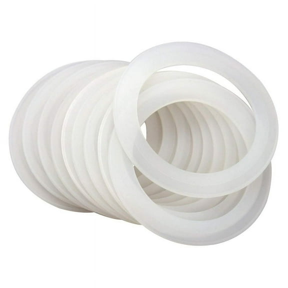 Silicone Sealing Rings Gasket for Leak Proof Jar Lids (24 Pack, Regular Mouth)