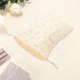 thumbnail image 3 of Unique Bargains 1 Pc Small Blue Ribbon Drawstring Makeup Bag for Travel Beige Polyester, 3 of 6