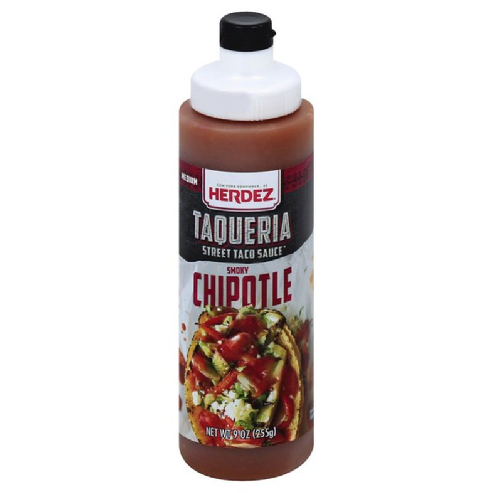 Herdez Smoky Chipotle Taqueria Street Taco Sauce, 9 oz [Pack of 8