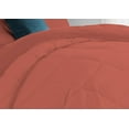 thumbnail image 4 of DNG Creations 5 Piece Solid U Shape Pattern Comforter Ultra Soft 100% Egyptian Cotton, 800 Threads Count 550 GSM All Season - Solid Brick Red Colour ( Full/Queen - Size ), 4 of 6