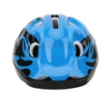 thumbnail image 3 of Casco de seguridad para ciclismo de espuma transpirable con cierre de velcro ajustable, color azul, 3 of 11