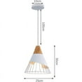 thumbnail image 5 of Scandinavian Style Pendant Lights for Home Use, Modern Industrial Pendant Light with Adjustable Hanging Height, Compatible with Various Decor Styles for Cafes Bars Clubs, 5 of 5