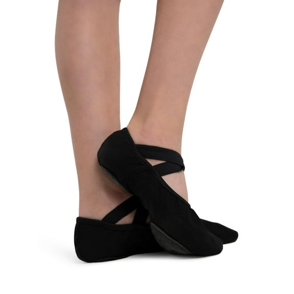 Capezio Hanami® Canvas Ballet Shoe - Child | Black - Girls