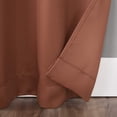 thumbnail image 4 of Energy Saving Blackout Rod Pocket Curtain Panel, 40" x 84", Terracotta, 4 of 6