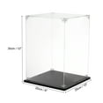 thumbnail image 2 of Uxcell Acrylic Display Case, 8"x10"x12" Clear Assemble Display Box Storage Organizer for Collectibles Action Figures, 2 of 7