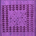 thumbnail image 1 of Ahgly Company Indoor Square Abstract Purple Modern Area Rugs, 5' Square, 1 of 4