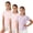 Pink 2, variant on Quickly Dry Tees for Girls Crewneck Reglan Short Sleeve Cropped Tshirts Kids Workout Tops 1PC