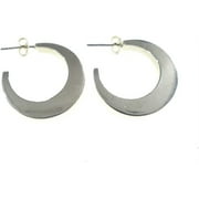 925 Sterling Silver Hoop Earrings for Women, Fine Handmade Modern Fashion Unique Designer Party Jewelry, Gift Earring Jewelry By Artisans
