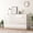 7D White, variant on JassmiPkwy White Dresser with 9 Drawers, Modern Long White High Gloss for Bedroom, Wood Chest of Drawers for Living Room White