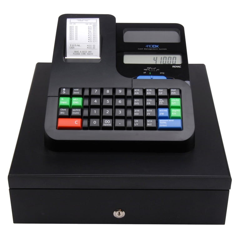 Royal, Electronic Cash Register, 2000 PLUs, Thermal Printing Black