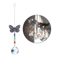 thumbnail image 4 of Abbracc 5X Crystal Ball Rainbow Maker Hanging Window Decor Butterfly 1, 4 of 8