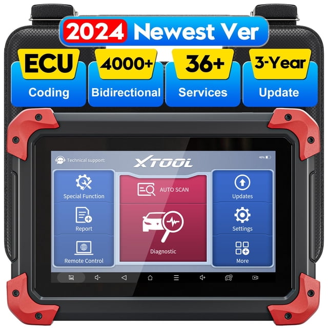 Escáner de coche XTOOL D7 OBD2 Herramienta de escaneo bidireccional 2024