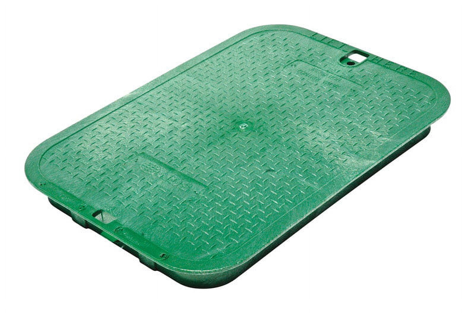 NDS 11-5/8 in. W X 2 in. H Rectangular Valve Box Cover Green