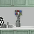 thumbnail image 4 of Carolines Treasures JMK1018TH68 Menage-a-trois Parrots Leash or Key Holder Triple multicolor, 4 of 4