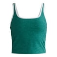 thumbnail image 5 of Athletic Works Women's and Women's Plus ButterCore Tipped Tank Bra, Sizes XS-4X, 5 of 5