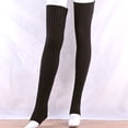 thumbnail image 2 of Sunjoy Tech 31.5 Inch Length Leg Warmers Knit Over the Knee Extra Long Winter Soft Thick Thigh High Footless Socks for Women, 2 of 2