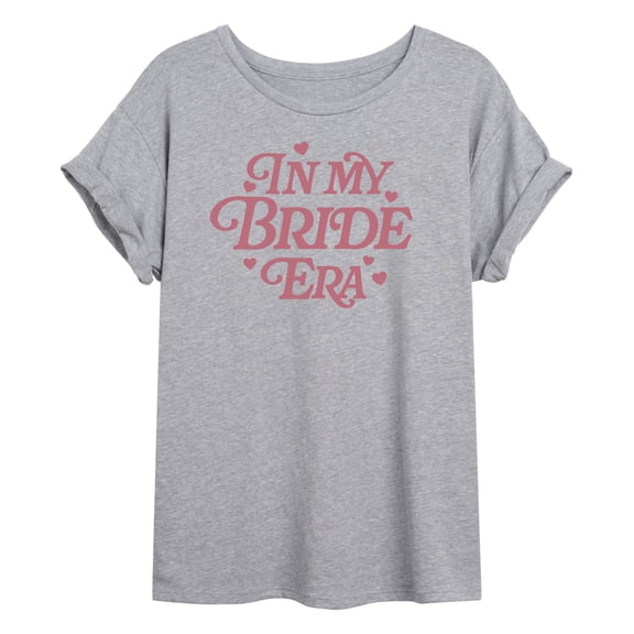 Instant Message - In My Bride Era - Women's Oversized Graphic T-Shirt