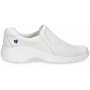 Nurse Mates Womens Dove Medical Professional Slip-On Walking Shoe (White, 7.5 Wide)