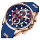 thumbnail image 1 of Reloj deportivo de cuarzo Mini Focus para hombre, correa azul/dorada, 1 of 8