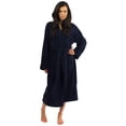 thumbnail image 1 of TowelSelections Women's Kimono Robe Turkish Cotton Soft Terry Bathrobe Small/Medium Navy, 1 of 3