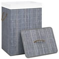 thumbnail image 2 of vidaXL Panier à Linge en Bambou Gris, 2 of 5