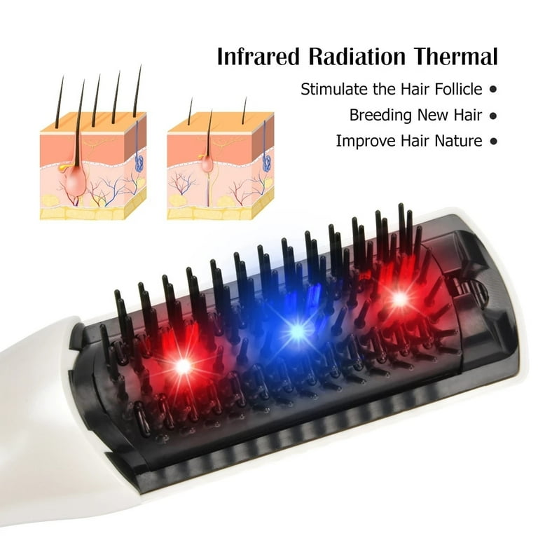 Electric Hair Comb Loss Brush Grow Treatment Growth Therapy Regrowth Tool