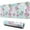 Pioneer Flower Floral-1, variant on Long Mouse Pads for Desk,Pioneer Flower Floral Print Pattern Desk Mats on Top Of Desks, Desk Mouse Pad Extra Large with 3mm Non-Slip Base and Stitched Edge for Gaming,Office,Work,Home 31.5"x11.8"