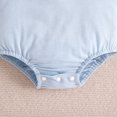 thumbnail image 6 of RMGVDSD Newborn Baby Boy Girl Romper Letter Embroidery Short Sleeve Round Neck Bodysuits Summer Clothes Infant First Birthday Outfit 3-6 Months, 6 of 8