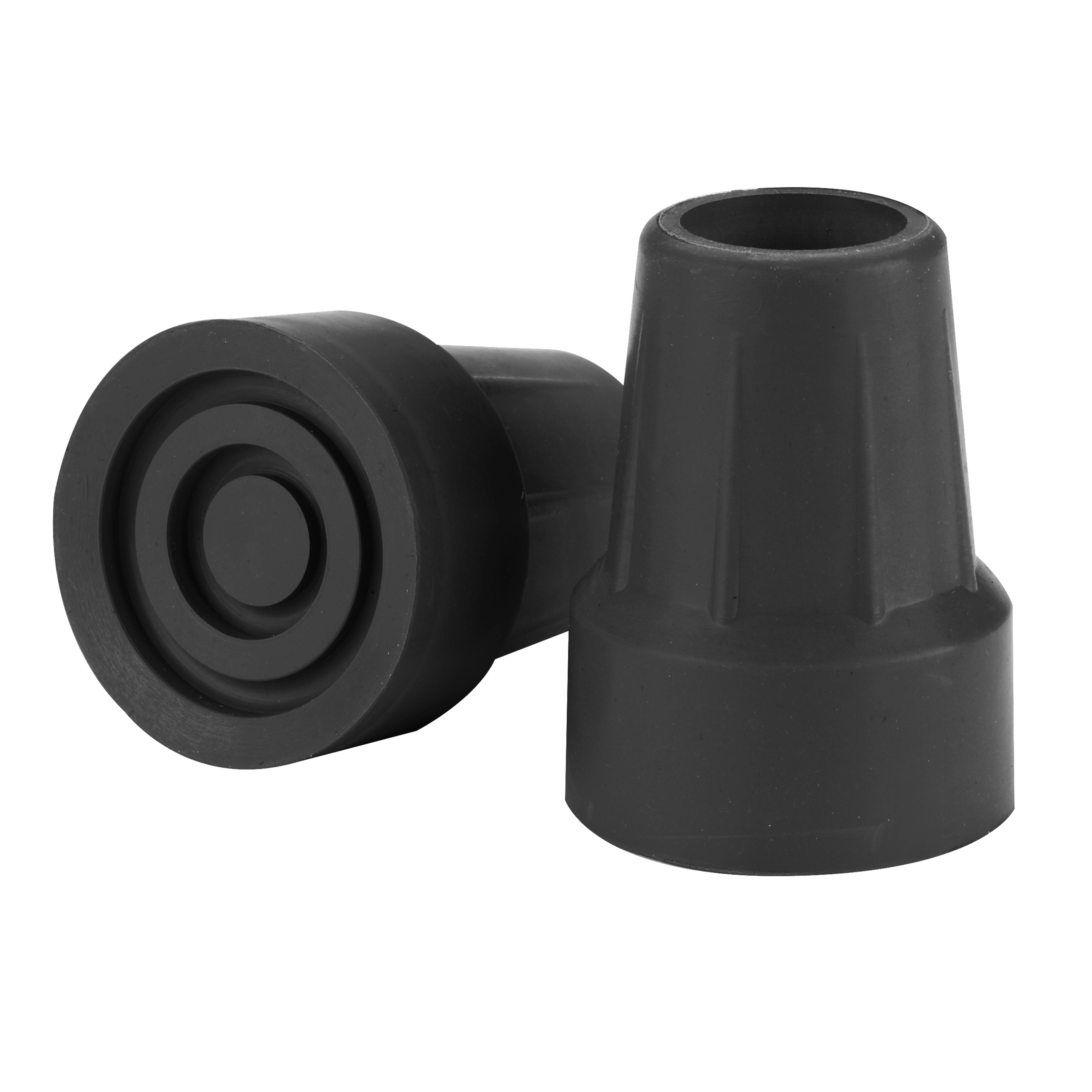 Drive Medical Crutch Tips, 7/8', Black, 1 Pair