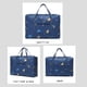 thumbnail image 5 of Xihbxyly Bolsa de Lona Plegable, Equipaje de Viaje Ligero, Diseño Impermeable, Ideal para Gimnasio, Fácil de Guardar, Equipaje de Mano Multiusos, Capacidad de 25 L, Azul Oscuro, 52 X 32 X 17 Cm, 5 of 7