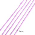 thumbnail image 2 of 98 Yards Rattail Polyester Craft Thread Cord 2mm Satin Trim Cord Chinese Knotting Beading Cord for DIY Jewellery Making Macrame Kumihimo Shamballa Friendship Bracelets – Medium Orchid, 2 of 6