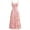 Pink Flower, variant on IDOPIP Women Floral Midi Corset Dress Boho Flowy Slit Lace Up Dresses Going Out A Line Casual Sundress