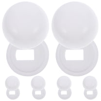 WAXIAYU 6 Pairs White Toilet Bolt Caps with Washers