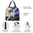 thumbnail image 3 of Disketp Vintage Starry Sky Puppy Lunch Bag for Women Men, Leakproof Thermal Cooler Sack Food Handbags Case High Capacity forTravel Work School Picnic, 3 of 5