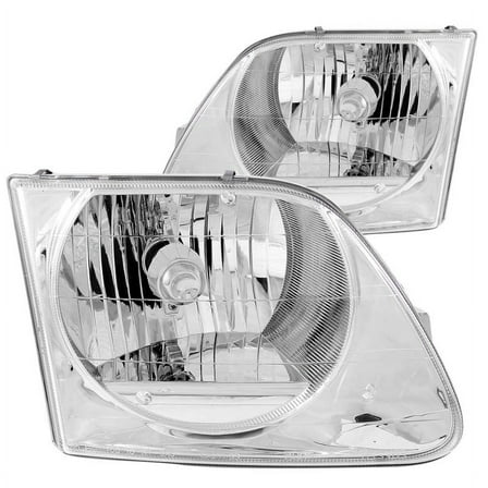 ANZO USA 111030 97-02 EXPEDITION/97-03 F150 HEADLIGHTS CRYSTAL CHROME